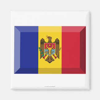 Moldova Flag Jewel Magnet