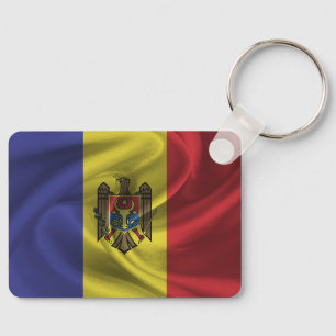 Moldova Flag Keychain