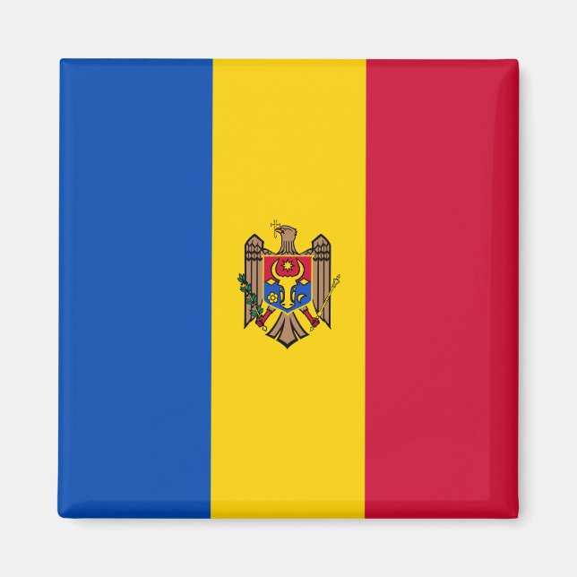 Moldova Flag Magnet (Front)