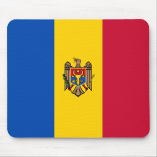 Moldova Flag Mouse Pad