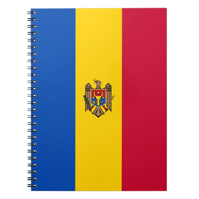 Moldova Flag Notebook (Front)