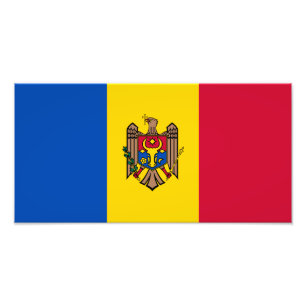 Moldova Flag Photo Print