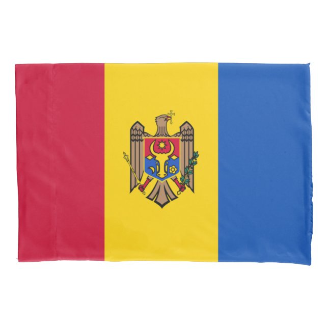 Moldova Flag Pillowcase (Front)