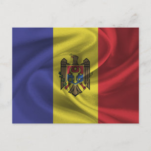 Moldova Flag Postcard
