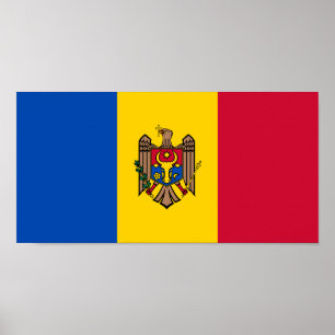 Moldova Flag Poster