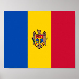 Moldova Flag Poster
