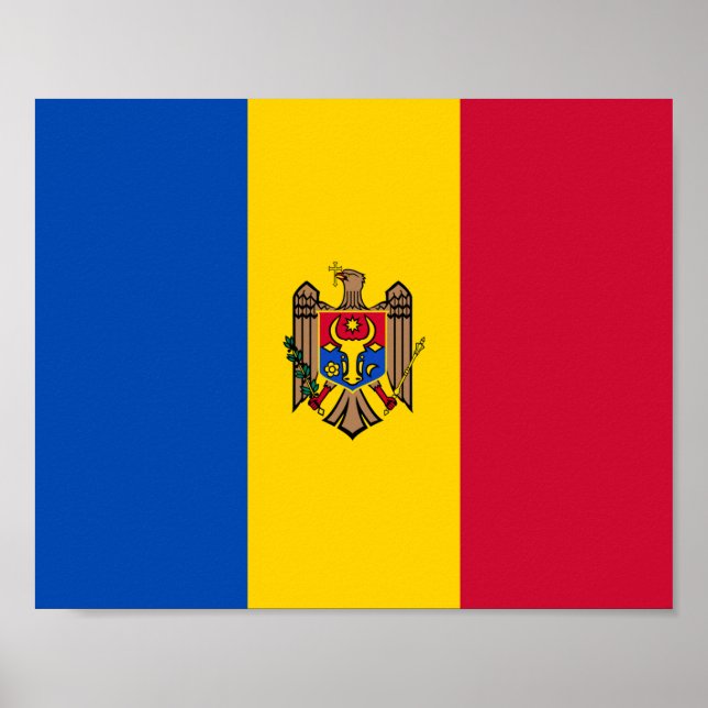 Moldova Flag Poster (Front)