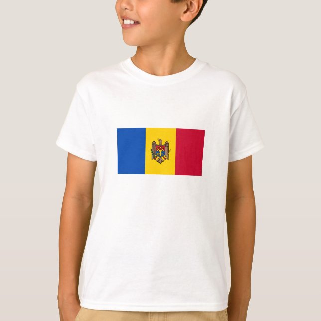 Moldova Flag T-Shirt (Front)