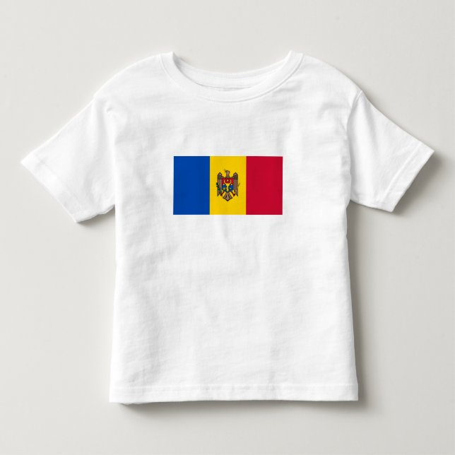 Moldova Flag Toddler T-Shirt (Front)