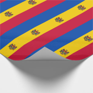 Moldova Flag Wrapping Paper