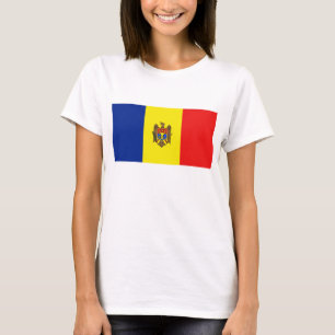 Moldova Flag x Map T-Shirt