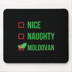 Moldovan Funny Moldova Pajama Christmas  Mouse Pad