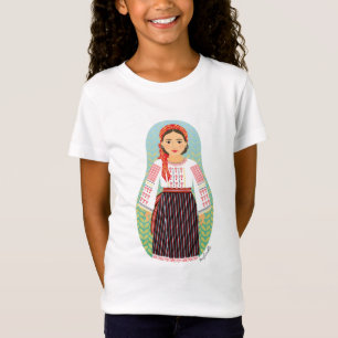 Moldovan Matryoshka Girls' T-Shirt