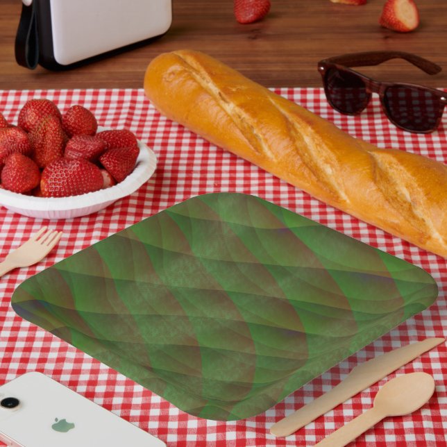 Moldy Interference by Kenneth Yoncich Paper Plate (Picnic)