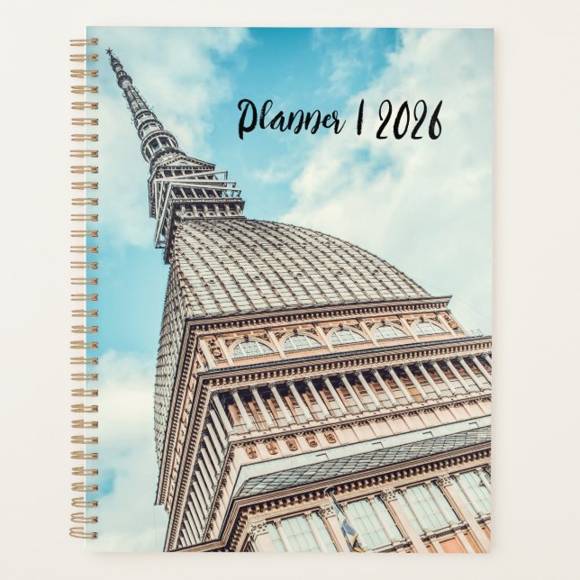Mole Antonelliana Turin 2026 Planner – Italy (Front)