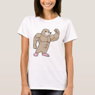 Mole as Bodybuilder with big Muscles T-Shirt