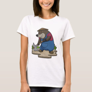 Mole as Farmer T-Shirt