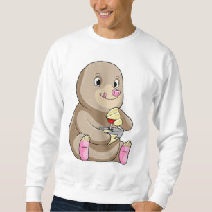Mole as Gamer with Joystick Sweatshirt