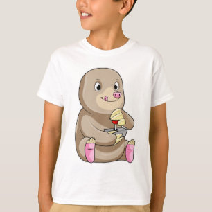 Mole as Gamer with Joystick T-Shirt