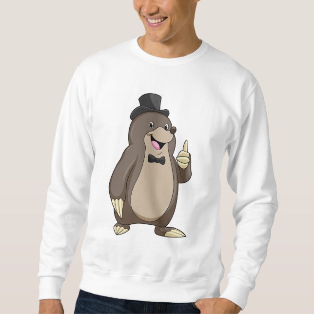 Mole as Groom with Tie Sweatshirt (Front)