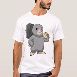 Mole as Handyman with Hammer T-Shirt