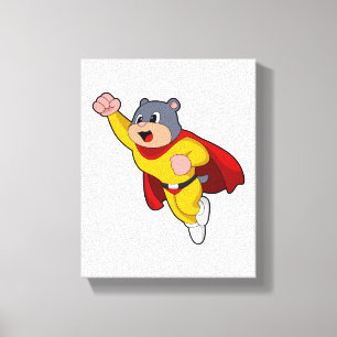 Mole as Hero Canvas Print