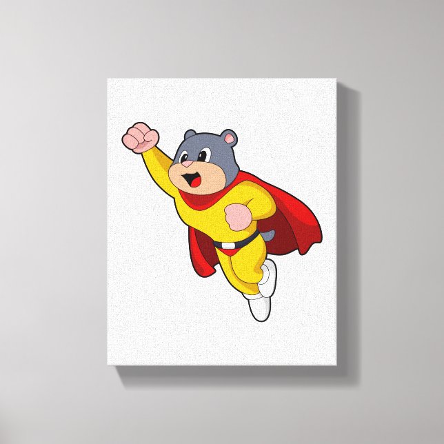Mole as Hero Canvas Print (Front)