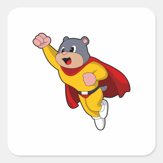 Mole as Hero Square Sticker (Front)