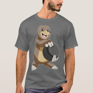 Mole at Bowling with Bowling ball T-Shirt