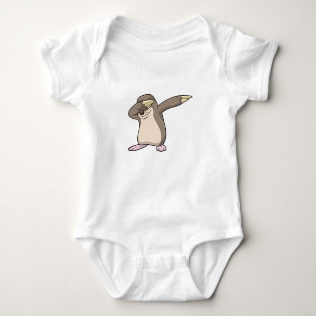 Mole at Hip Hop Dance Dab Baby Bodysuit (Front)