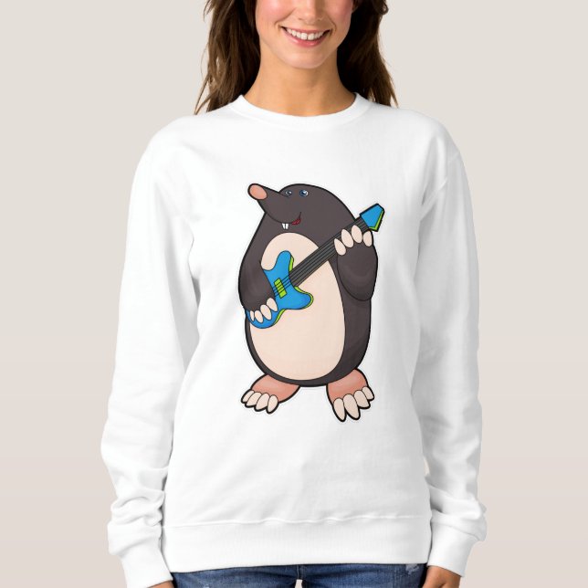 Mole at Music with Guitar Sweatshirt (Front)