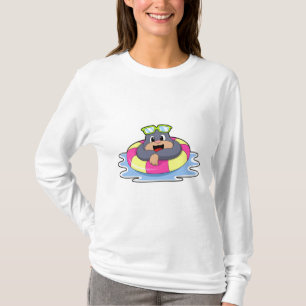 Mole at Swimming with Swim ring.PNG T-Shirt