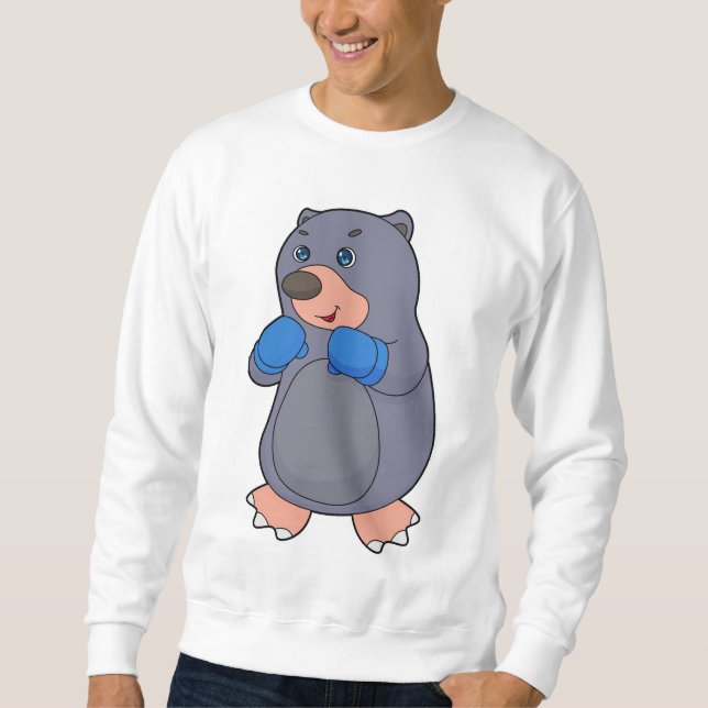 Mole Boxing Boxer Boxing gloves Sweatshirt (Front)