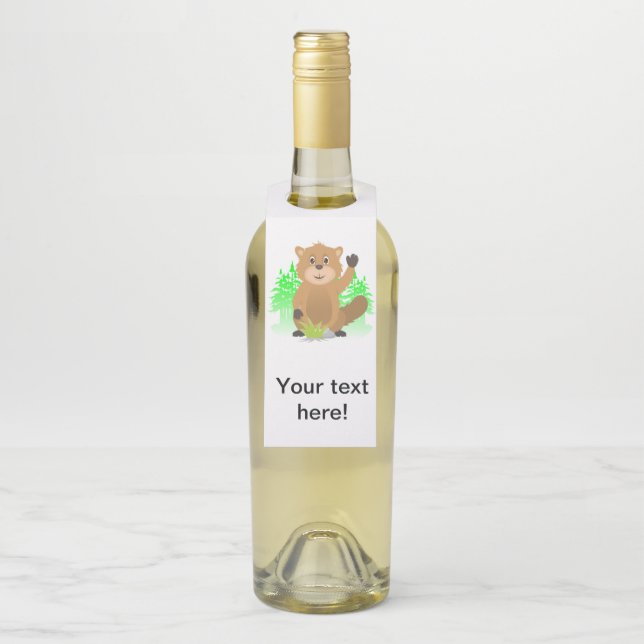 Mole clipart bottle tag (On Bottle)