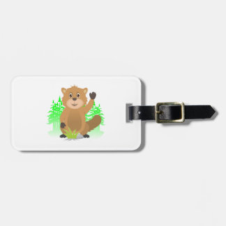 Mole clipart luggage tag