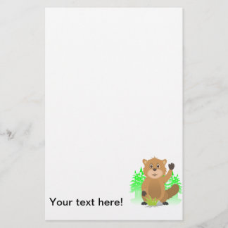 Mole clipart stationery
