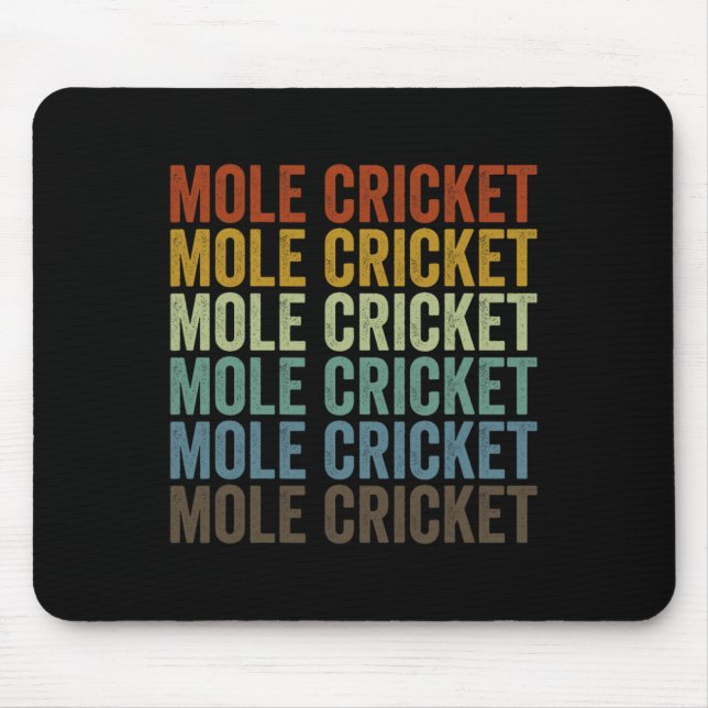 Mole Cricket Retro  Mouse Pad (Front)