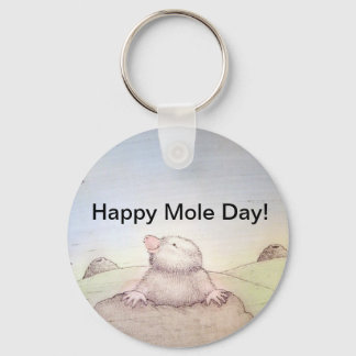 Mole Day Keychain