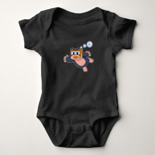 Mole Diver Snorkel Diving Baby Bodysuit