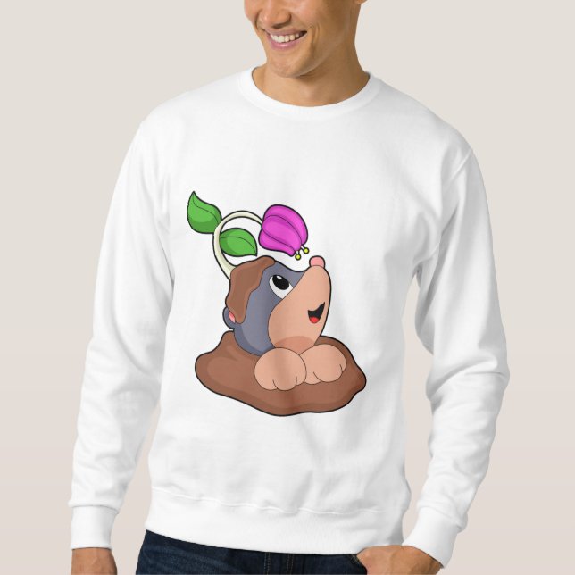 Mole Earth Flower Sweatshirt (Front)
