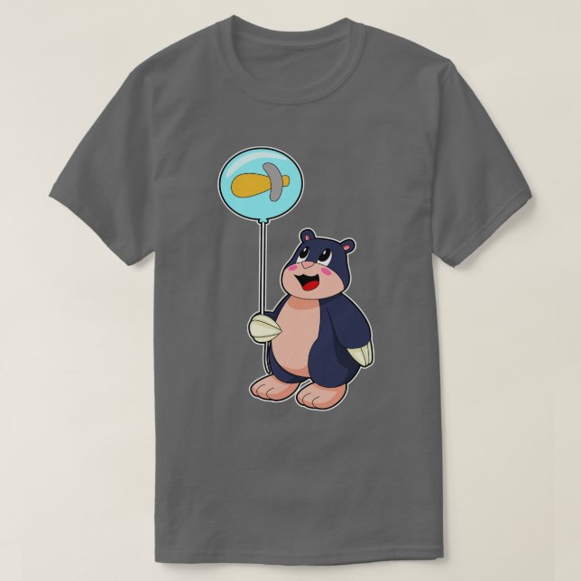 Mole Hammer Balloon T-Shirt (Design Front)