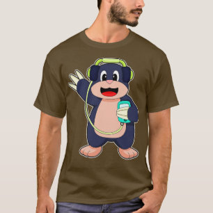 Mole Headphone Music T-Shirt