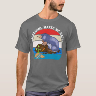 Mole In The Garden  Funny  T-Shirt
