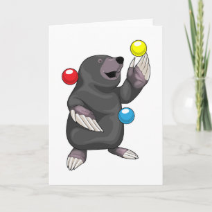 Mole Juggler Juggle Card