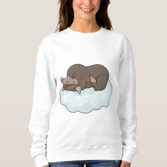 Mole on Clouds Sweatshirt (Front)