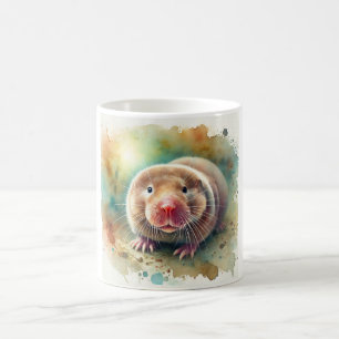 Mole Rat 100924AREF134 - Watercolor Coffee Mug