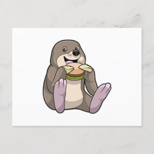 Mole Restaurant Burger Postcard