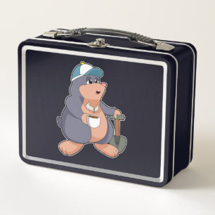 Mole Shovel Metal Lunch Box