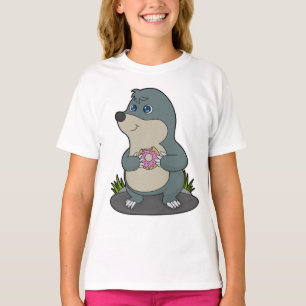 Mole with Donut T-Shirt
