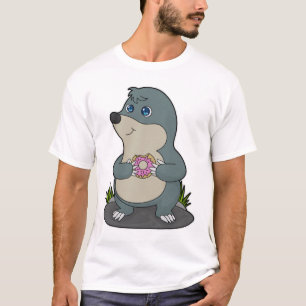 Mole with Donut T-Shirt